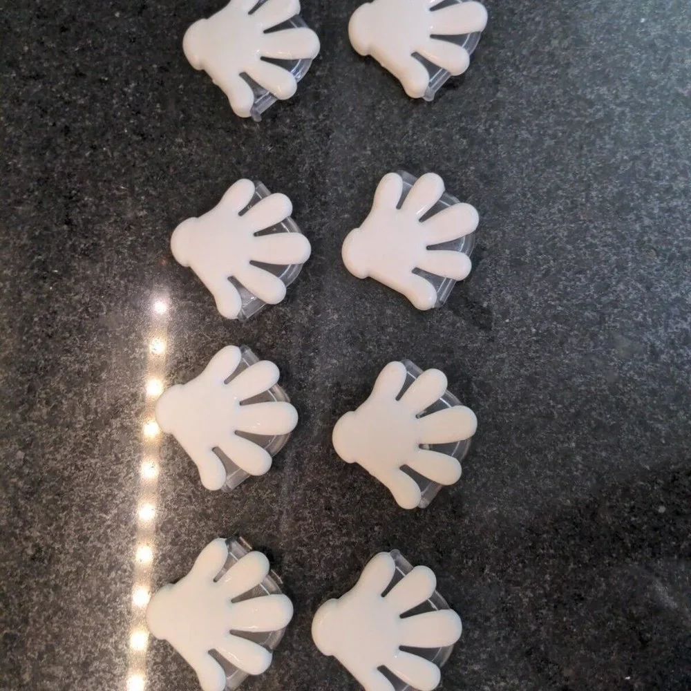 IKEA Family PATRULL White HAND SHAPED Child Corner Bumpers 8 pcs USED